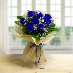 bouquet di rose blu