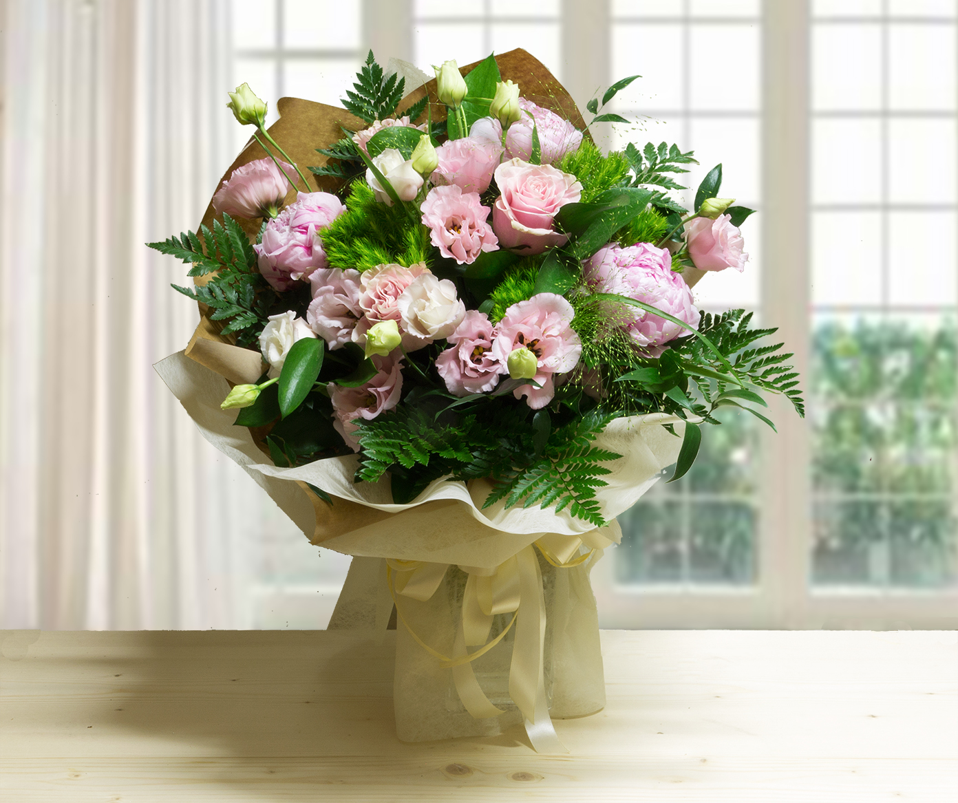 Bouquet di Peonie Rose rosa